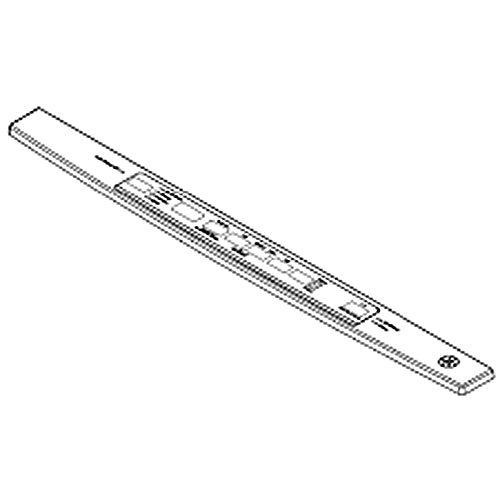 GE Part# WD34X21654 Console Bezel and Cover Assembly (OEM)