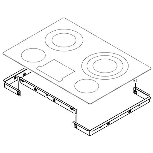Whirlpool Part# W10749638 Cooktop (OEM)