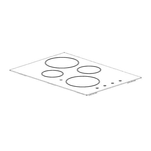 Electrolux Maintop Assembly,Glass/Steel - 305521963