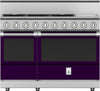 Hestan KRG485GDLPPP 48 Inch Freestanding Gas Range with 5 Sealed Burners, Double Ovens - Purple