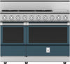 Hestan KRG485GDLPGG 48 Inch Freestanding Gas Range with 5 Sealed Burners, Double Ovens - Dark Gray