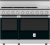 Hestan KRG485GDLPBK 48 Inch Freestanding Gas Range with 5 Sealed Burners, Double Ovens - Black