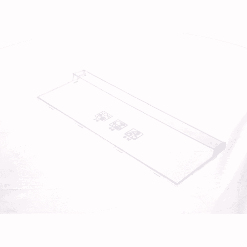 Blomberg Part# 4948150400 Printed Vegetable Tray Cover - Genuine OEM
