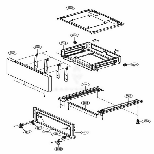 LG Part# MAZ67454001 Mouting Bracket - Genuine OEM