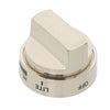LG Range Chrome Burner Control Knob - AEZ73453509