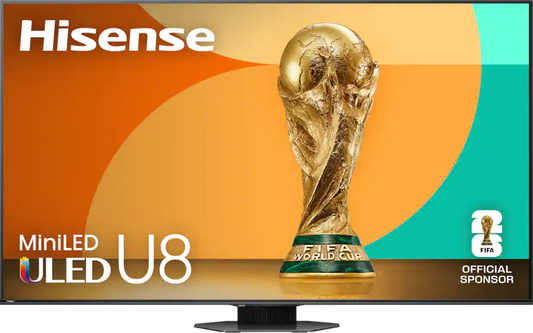 Hisense 55U8QG 55-Inch U8 Series Mini-LED ULED 4K UHD Smart Google TV (HDR, Gaming Ready)