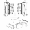 LG Part# ADD73956132 Freezer Door - Stainless (OEM)