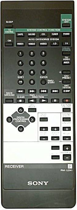 Sony Remote Control - RMU241