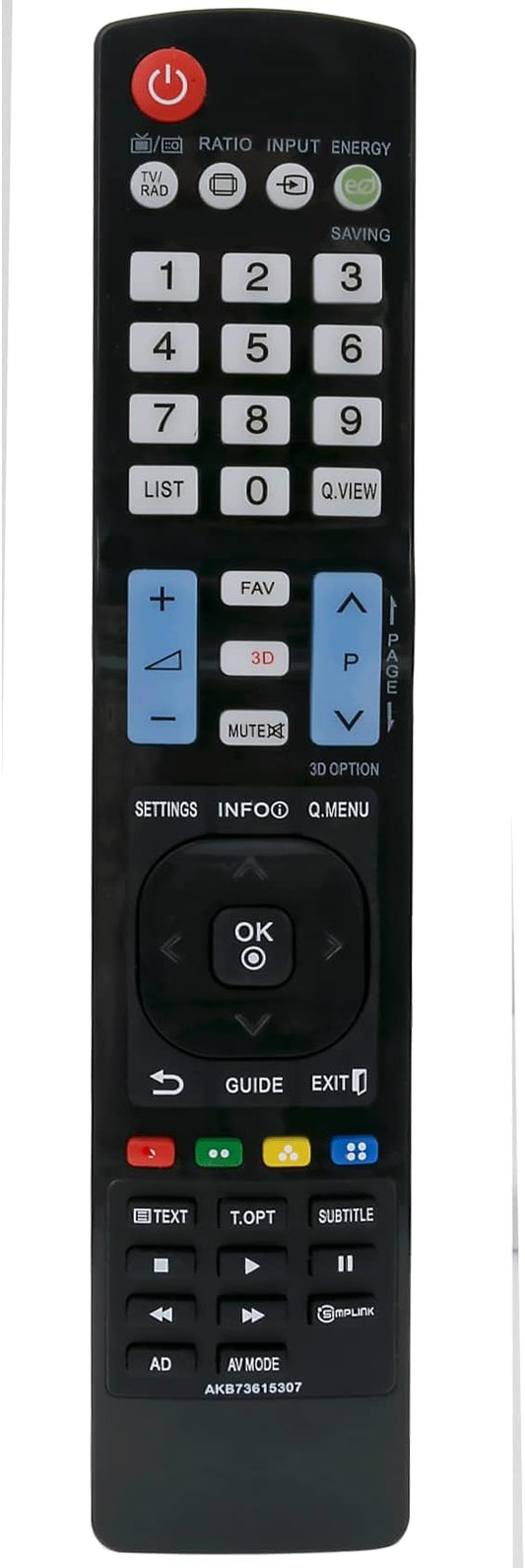 LG Remote Controller Assembly - AKB73615307