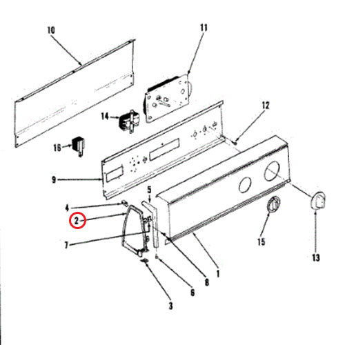Whirlpool Part# 53-0265 End Cap (OEM)