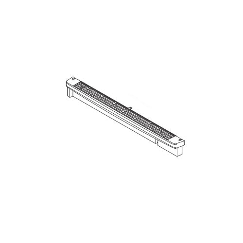 Electrolux Grille,Exhaust,Silver - 5304473795