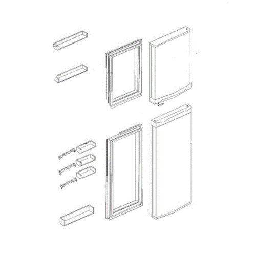 Electrolux Door-Refr,White - 5304485384