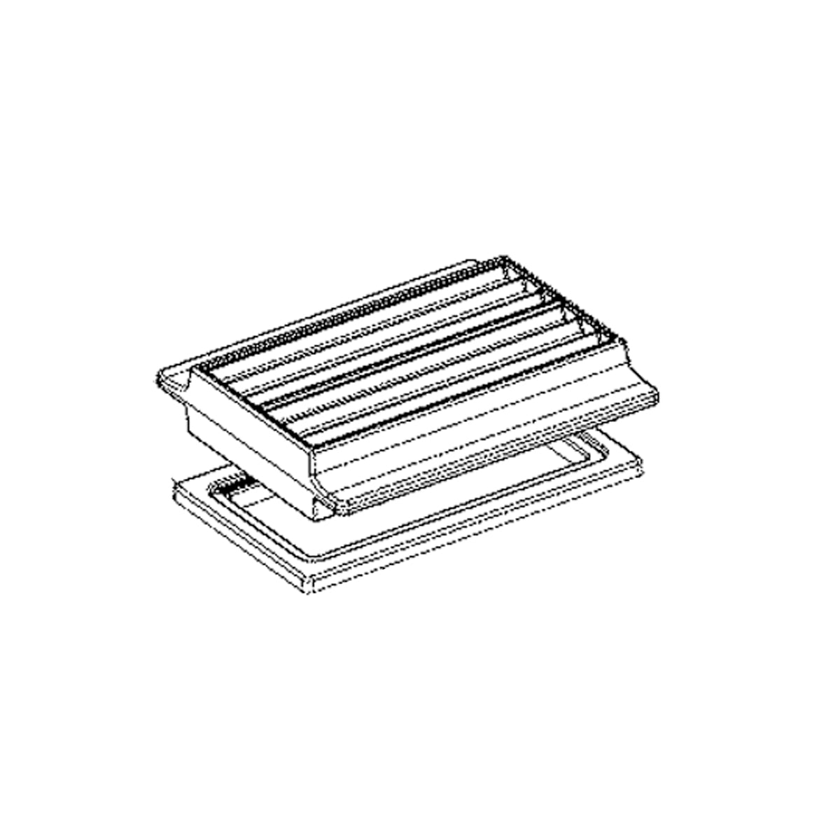 Electrolux Grate,Vent,W/Seal - 5304485593