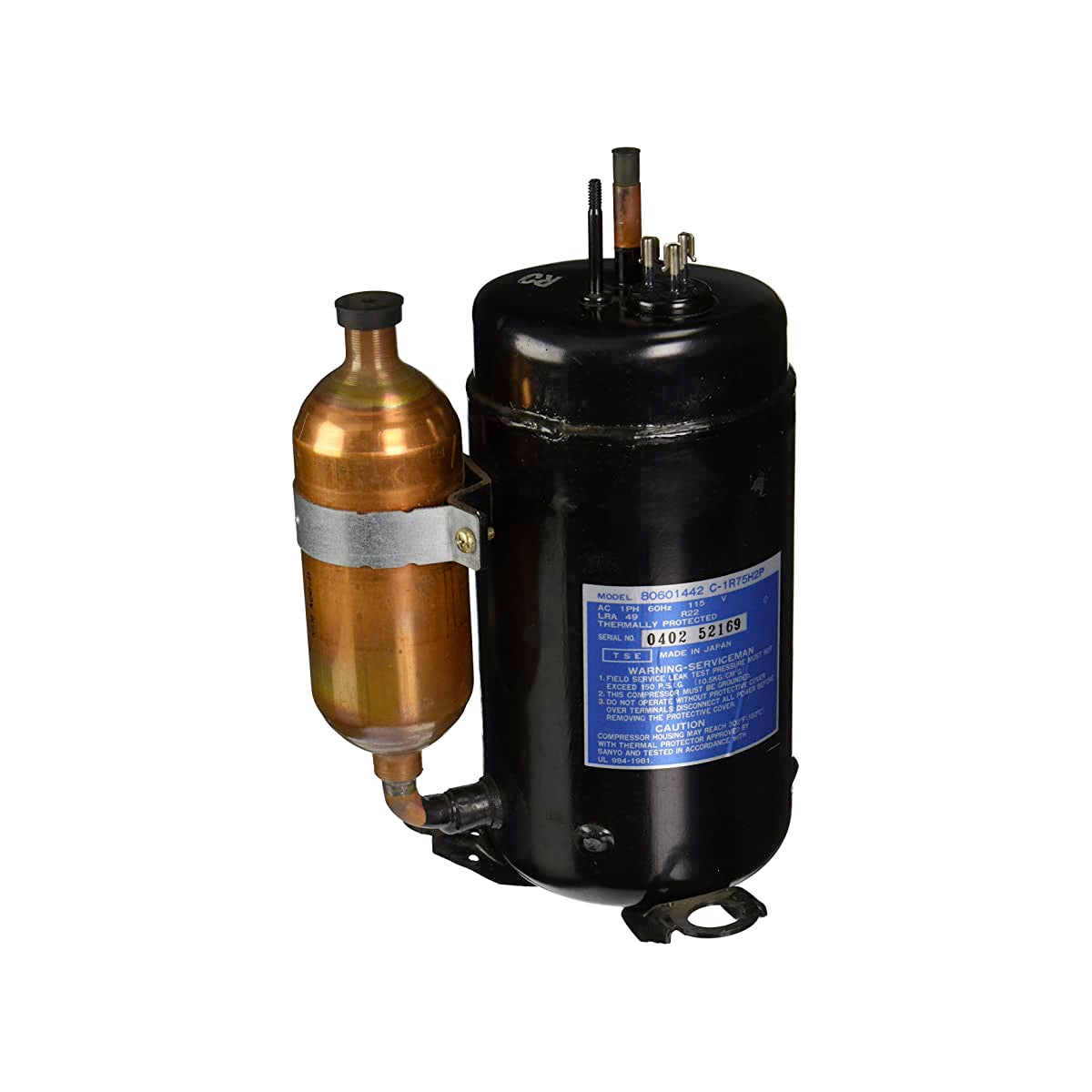 Electrolux Compressor,With Overload - 5304493827