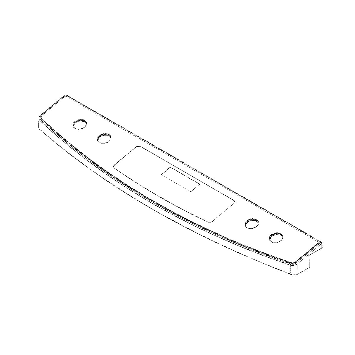 Electrolux Ctrl Panel Asm S.S. W/Screws - 5304500862