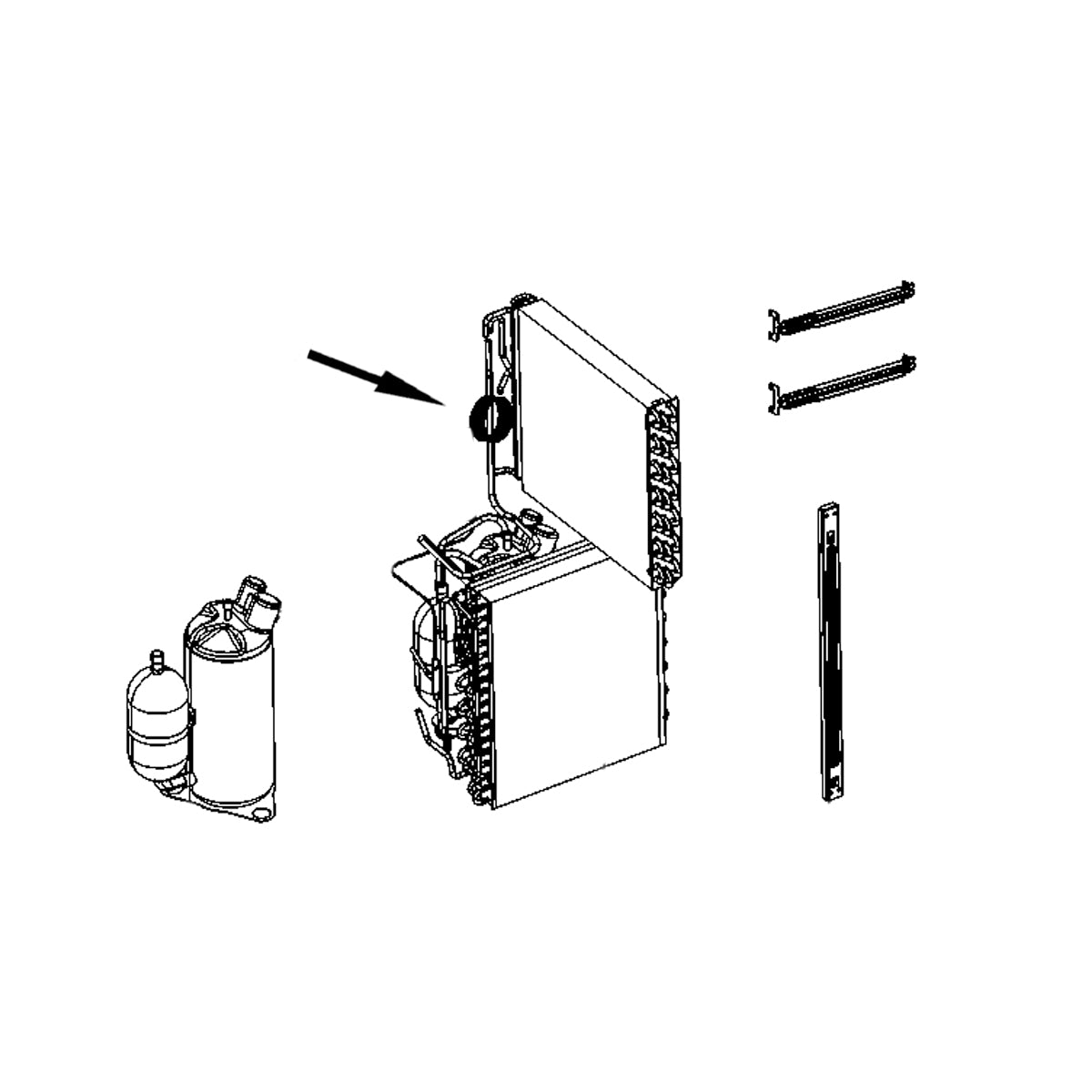 Electrolux Tube,Capillary - 5304502139