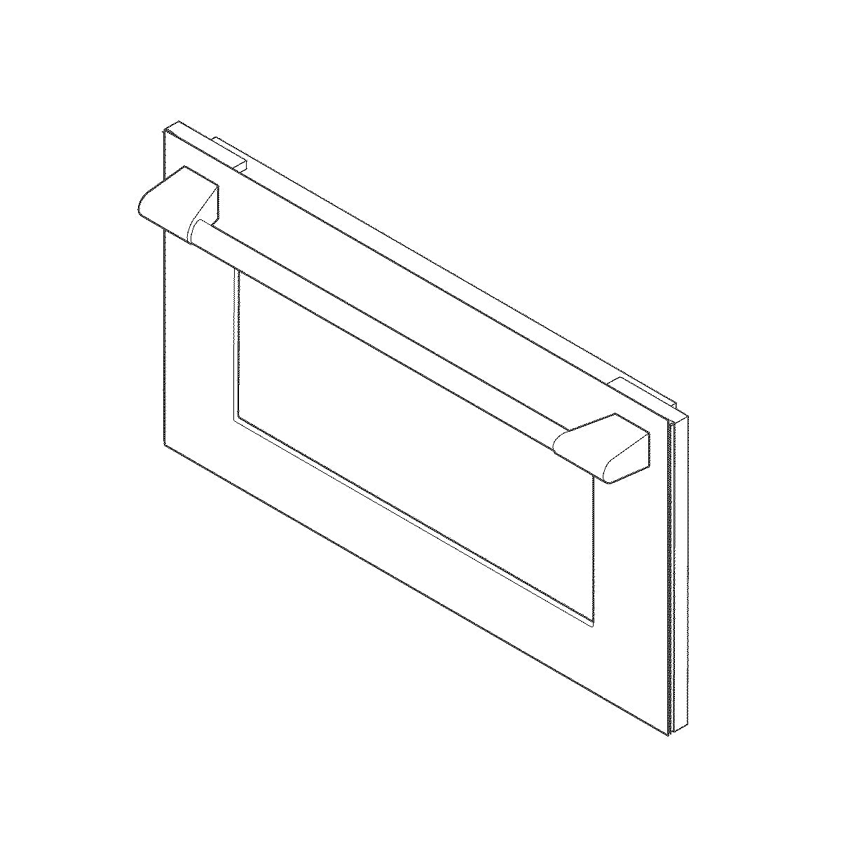 Electrolux Door Assembly,Stainless,W/Hand - 5304504049