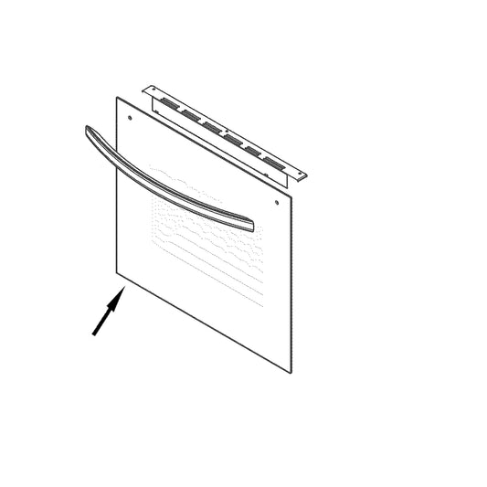 Electrolux Door Assembly,Outer,Glass,Whit - 5304504219