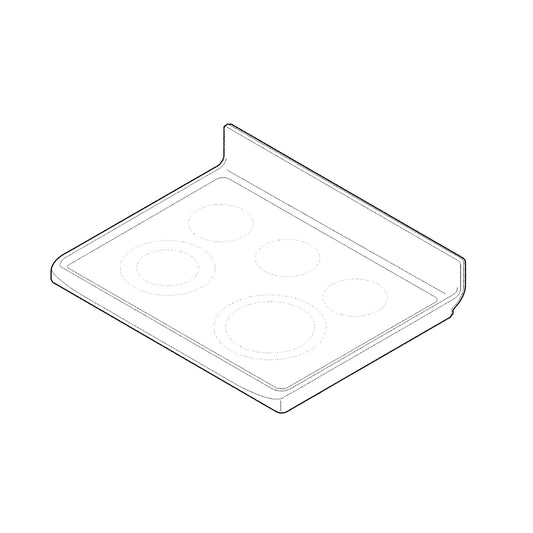 Electrolux Main Top,Assembly,Glass/Steel - 5304509345