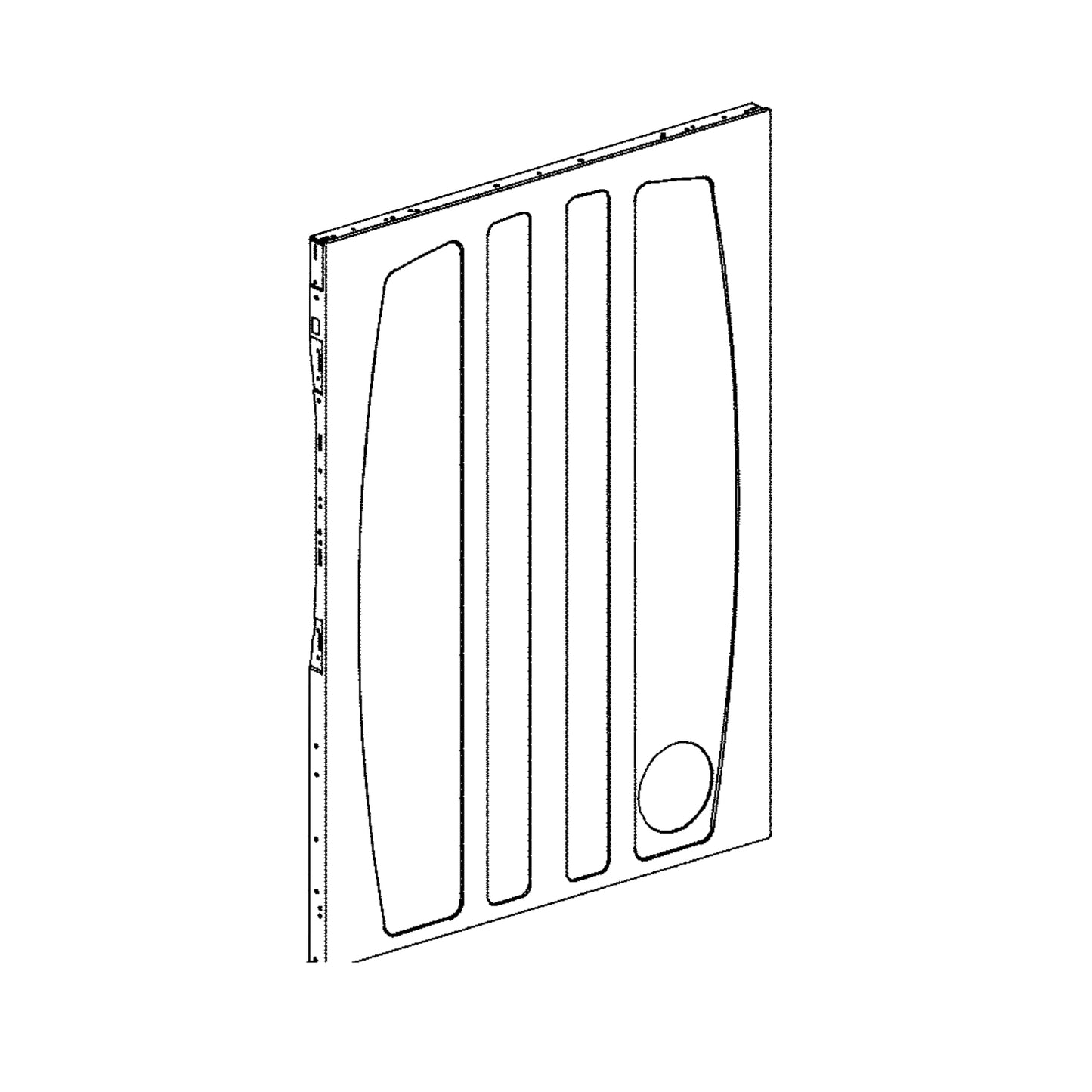 Electrolux Panel,Side,White,Rh - 5304511378