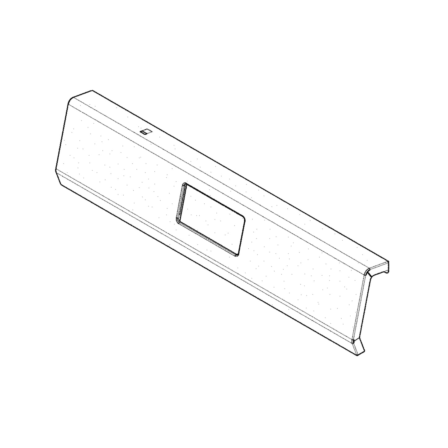 Electrolux Panel,Backguard,Black Stainles - 5304511724