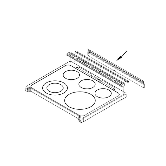 Electrolux Shield,Rear Wall,Upper - 5304514133