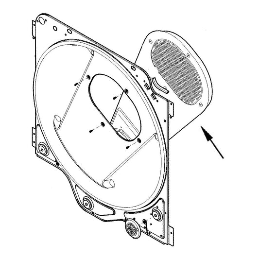 Electrolux Duct,Heat,Rear - 5304515366