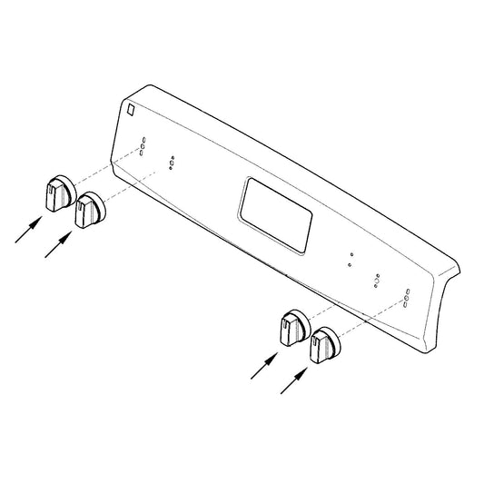 Dacor Part# 111809 Convection Heater Sheath (OEM)