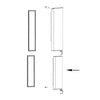 Frigidaire Part# 5304519524 Door Assembly (Stainless) - Genuine OEM
