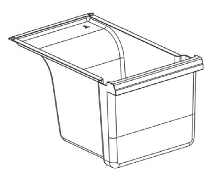 Electrolux Drawer Assembly,Crisper - 5304523505