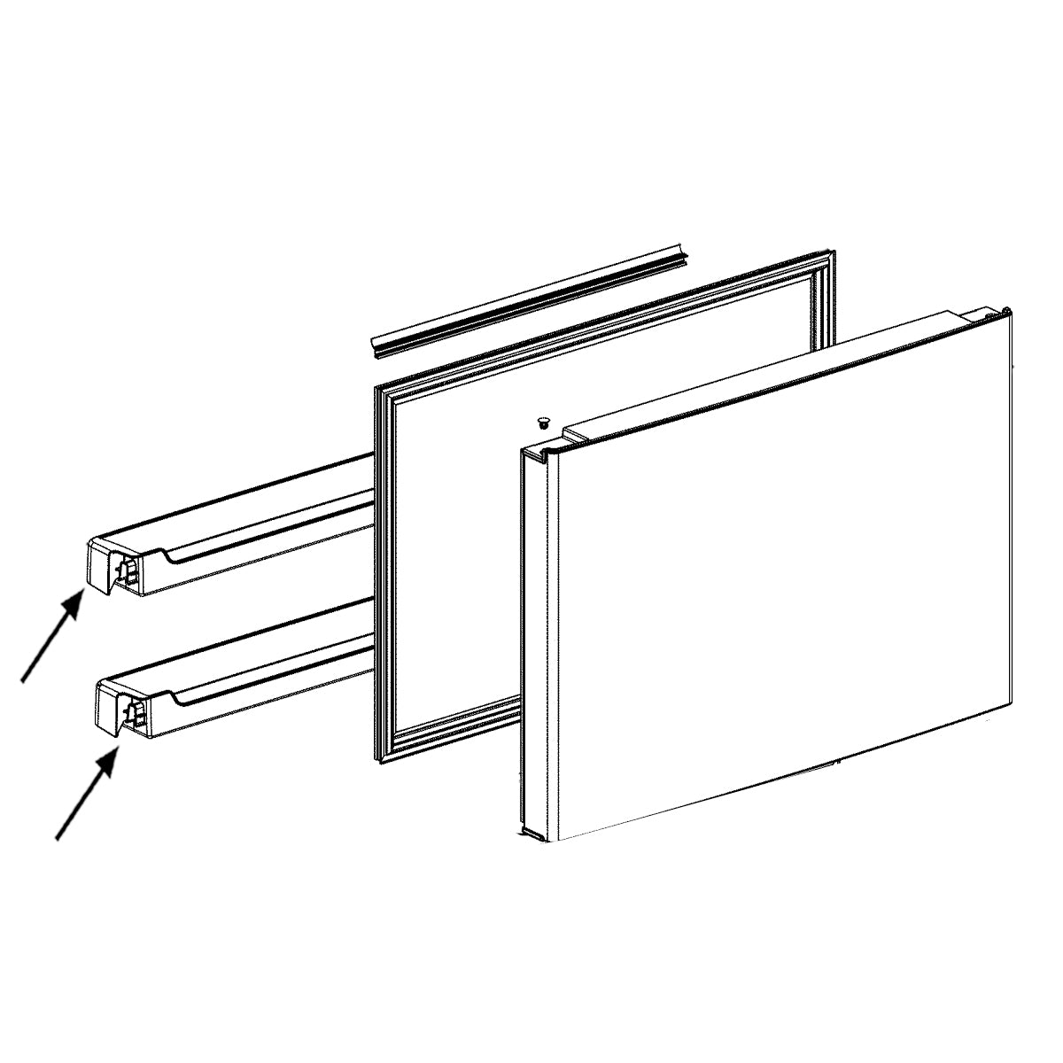Electrolux Bin,Door,Full Length,Freezer - 5304523522