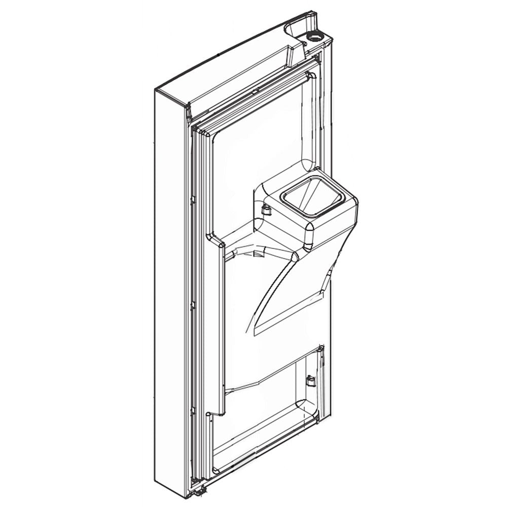 Electrolux Door Assembly,Steel/Glass,Stai - 5304524352
