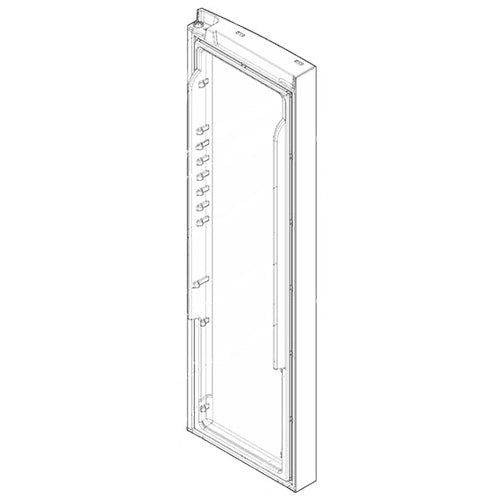Electrolux Door Assembly,Fresh Food,Black - 5304526963