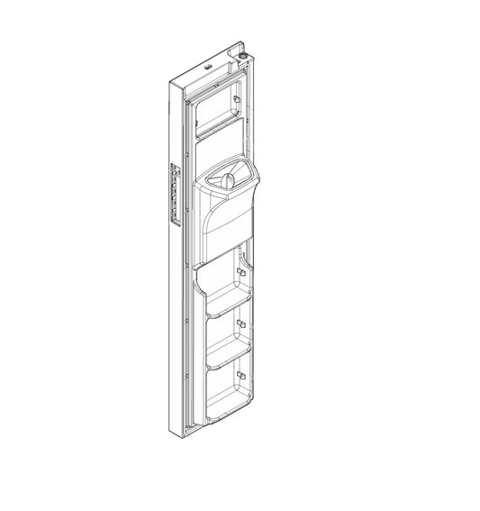 Electrolux Door Assembly,Freezer,Black - 5304527275