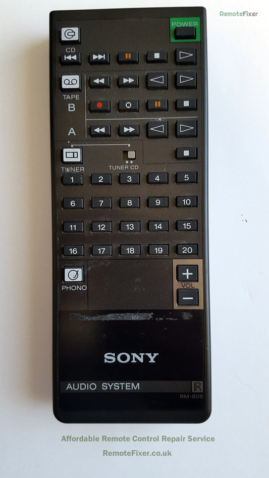 Sony Remote Control Assembly - RM808