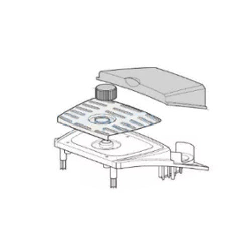 Delonghi Knob Steam Black Skp+Spring(W) - 5513230201