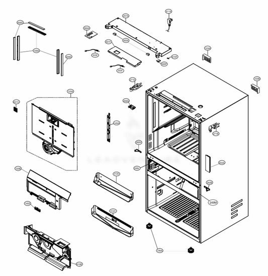 LG Part# AJP76195401 Drain Tray Assembly - Genuine OEM