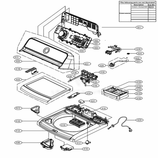 LG Power Cord Assembly - EAD60845693