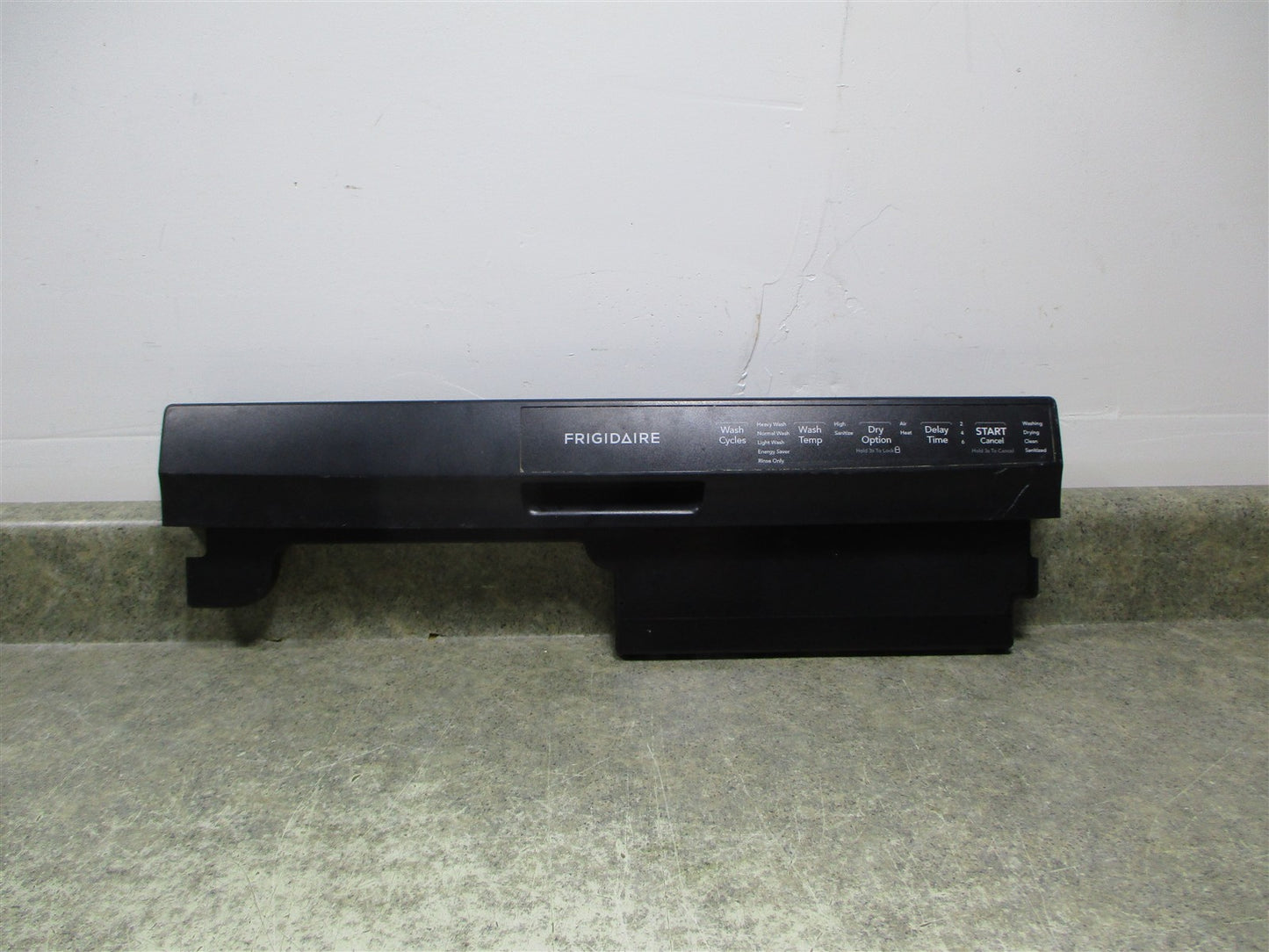 Frigidaire Dishwasher Touchpad Control Panel - Black FFBD2412SS2A