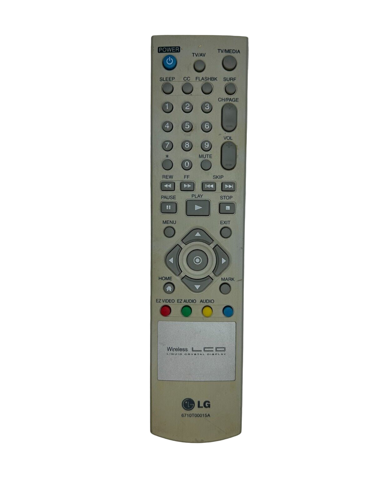 LG Remote Controller - 6710T00015A