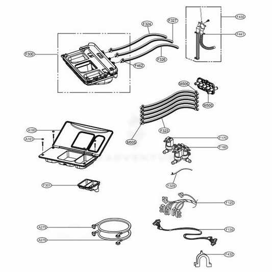 LG Part# ACZ55907503 Dispenser Assembly - Genuine OEM