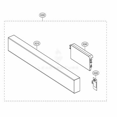 LG Part# AGL75674901 Control Panel Assembly - Genuine OEM