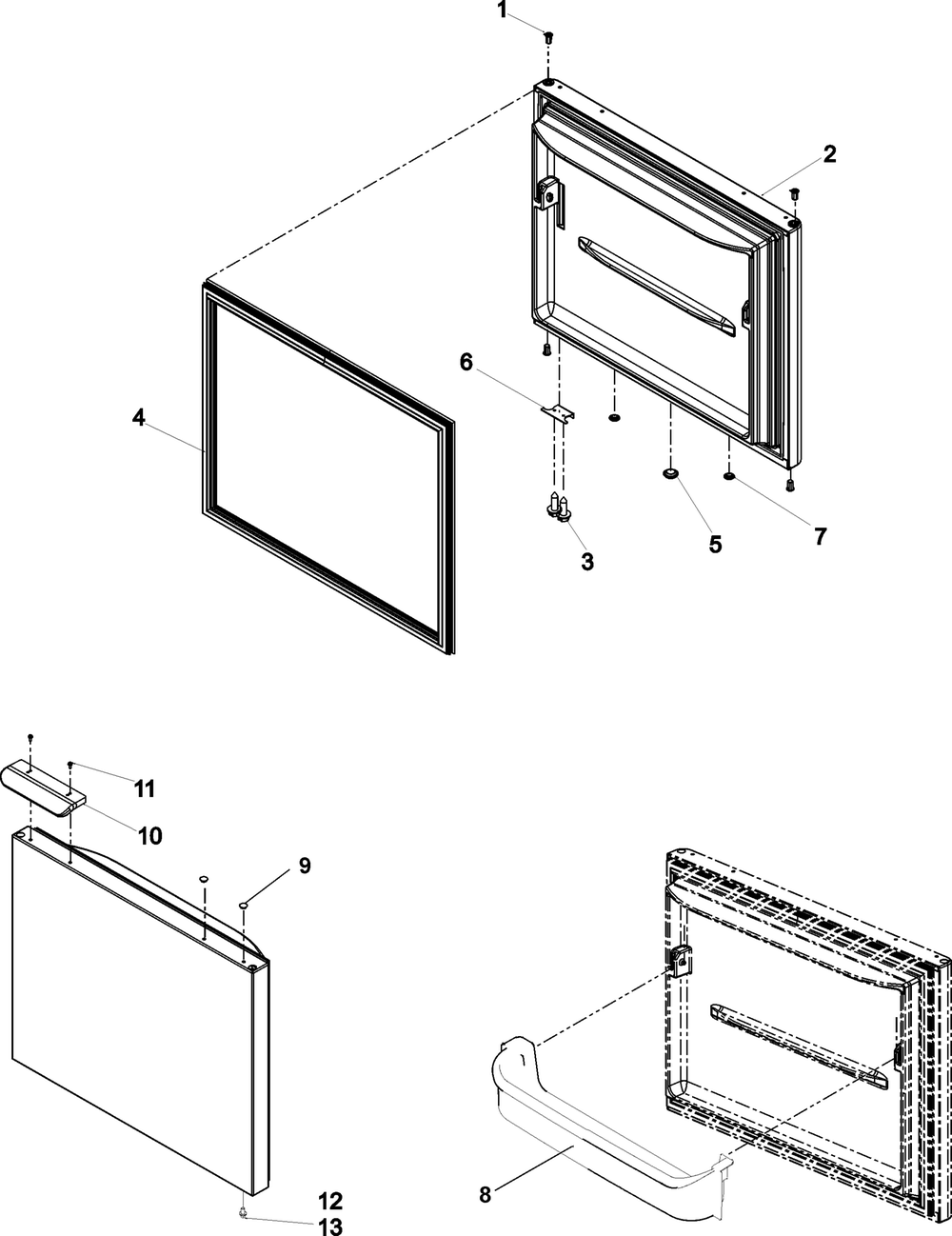 Whirlpool Door Handle WP67005141