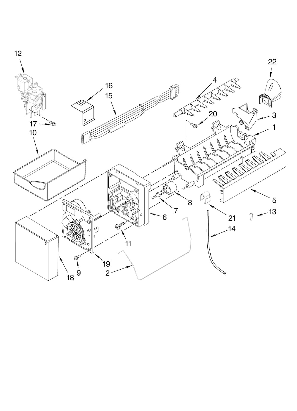 Whirlpool Water Inlet Valve WP67003753