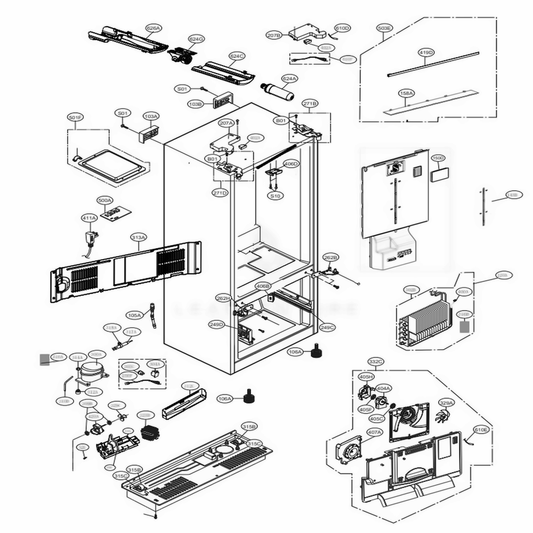 LG Part# EAD62160129 Main Wire Harness - Genuine OEM
