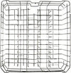 GE Dishwasher Upper Dishrack Assembly GDT580SSF2SS