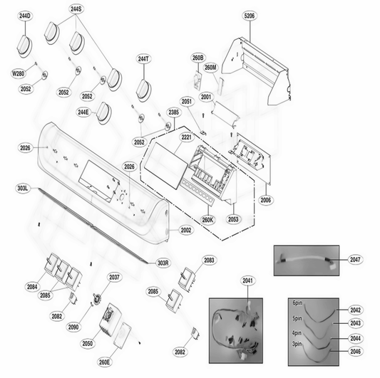 LG Part# EAD63748806 Wire Harness (Single) - Genuine OEM