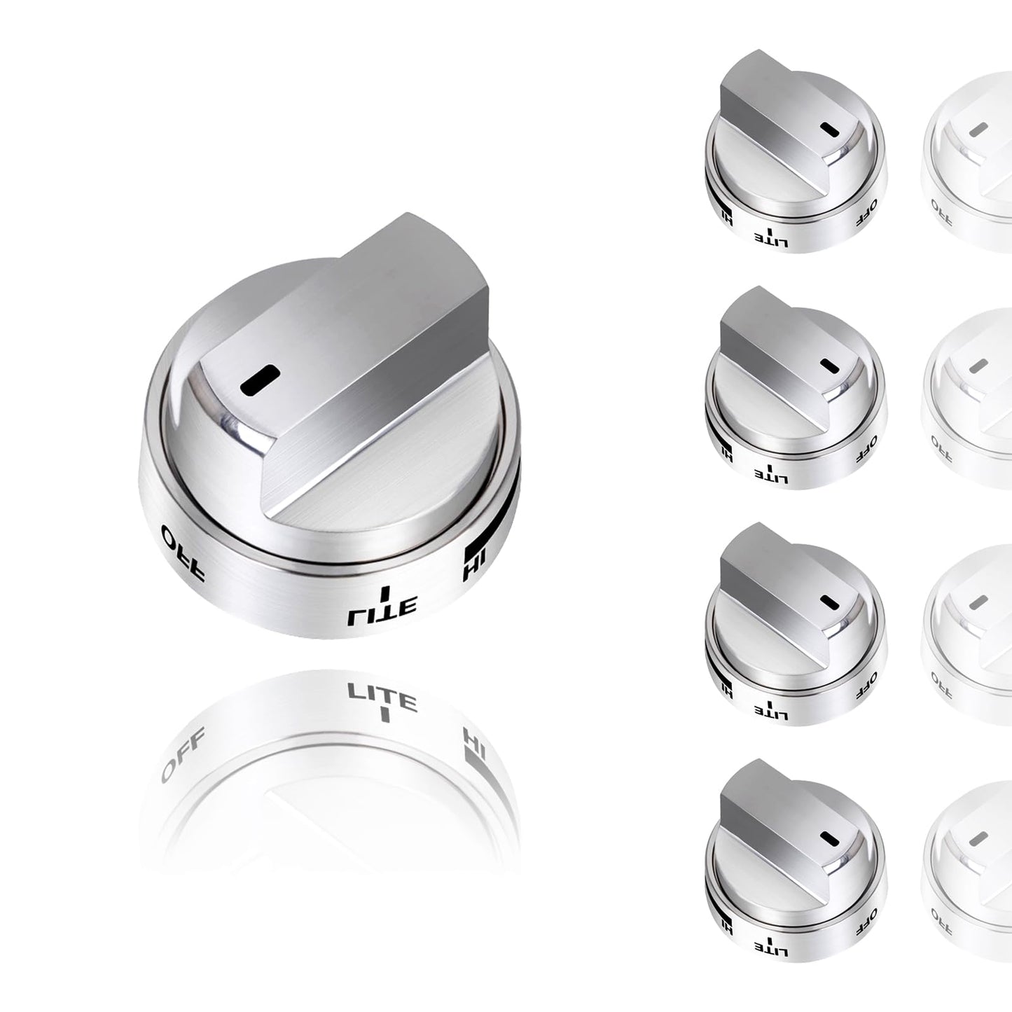 LG LRG3081ST/01 Range Chrome Burner Control Knob