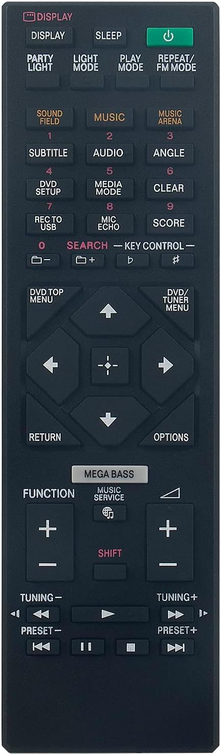 Sony Remote Control (Rmt-Am340U) - 1-493-341-11