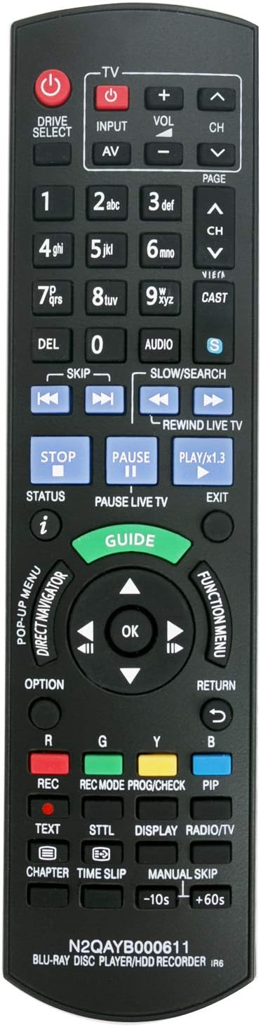 Panasonic Remote Contrl - N2QAYB000611
